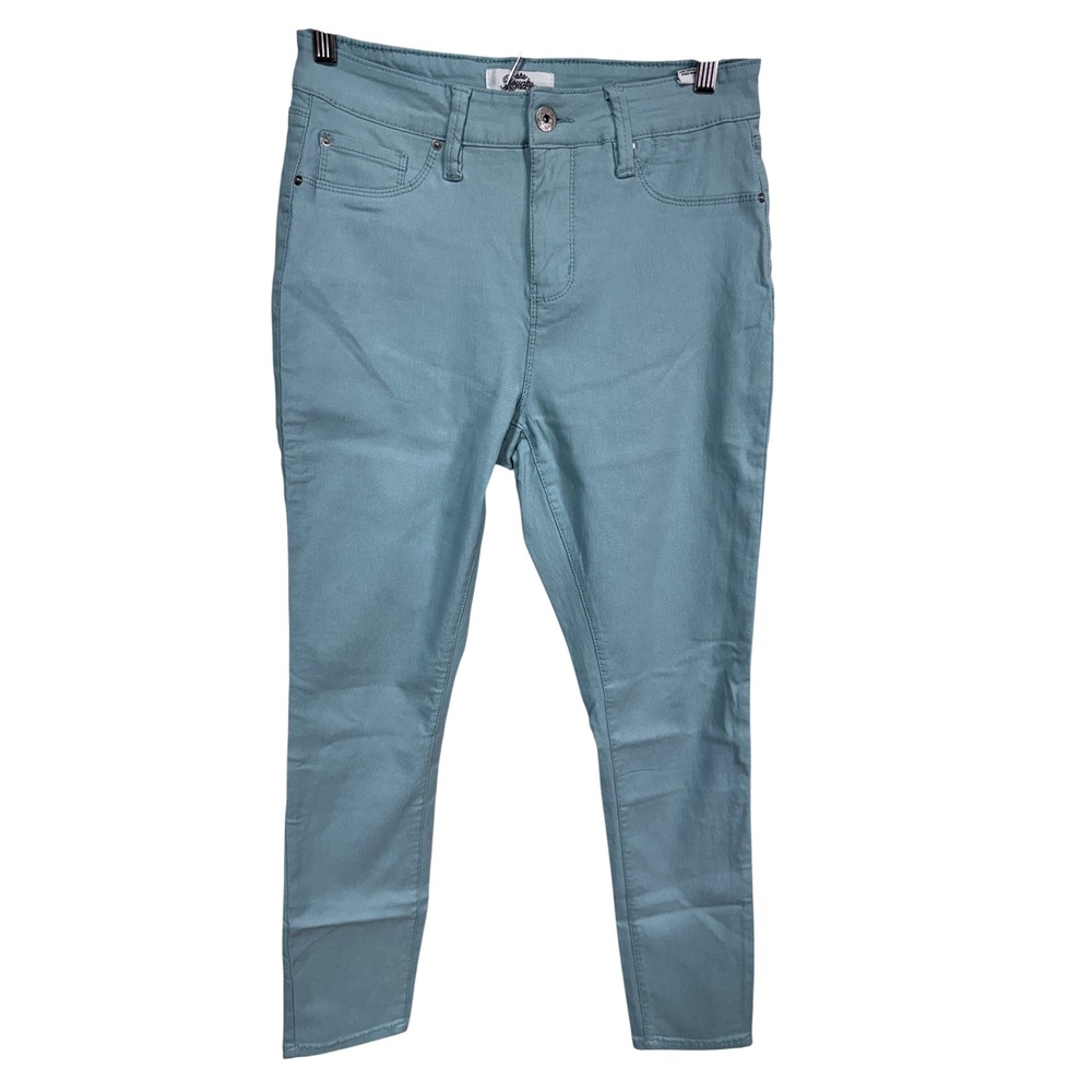 Royalty For Me 14 Blue Skinny Pants Women's High Rise Stretch